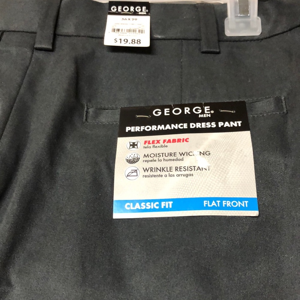 George Men’s slacks 2 pair